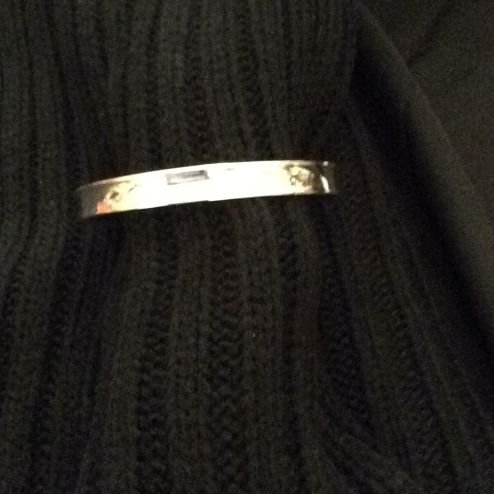 Sterling silver concave the bracelet